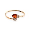 Fabulous Snake Motif Gilded Silver Amber Bracelet, image 