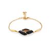 Chic Gilded Silver Amber Bracelet The Sunrise, Length: 15, image 
