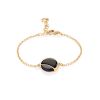 Fashionable Gilded Silver Amber Chain Bracelet The Monaco, Length: 16, image 