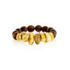 Ethnic Style Wood Amber Bracelet The Cuba, Length: 16, image 