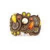 Ethnic Style Leather Amber Bracelet The India, image 