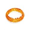 Luminous Cognac Amber Bracelet, Length: 16.5, image 