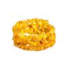 Natural Lemon Amber Wrap Bracelet, image 