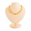 Honey And Cognac Amber Beaded Necklace, image 