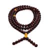 Cherry Amber Buddhist Prayer Beads, image 