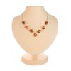 Bold Amber Necklace In Sterling Silver The Cat's Eye, image 