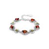 Amber Bracelet In Sterling Silver The Luxor, image 