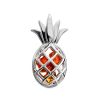 Cute Amber Pineapple Pendant, image 