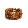 Cognac Amber Wrap Bracelet, image 