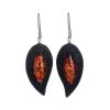 Leather Amber Dangles The Nefertiti, image 