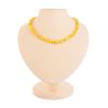 Bright Honey Amber Beaded Necklace, image 