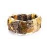 Raw Amber Stretch Bracelet The Volcano, image 