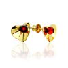 Gilded Silver Amber Stud Earrings The Palazzo, image 