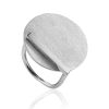 Matt Silver Ring The Liquid, Ring Size: 7 / 17.5, image 