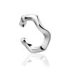 Curly Design Silver Cuff The Liquid, image 