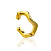 Wavy Design Gilded Silver Ear Cuff The Liquid, image 