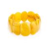 Honey Amber Flat Beaded Bracelet, image 
