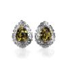 Amber Earrings In Sterling Silver The Luxor, image 