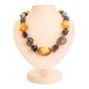 Multicolor Raw Amber Beaded Necklace The Indonesia, image 