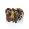 Bold Raw Amber Bracelet The Volcano, image 