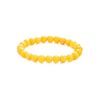 Bright Honey Amber Ball Beaded Bracelet The Prague, image 
