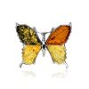 Amber Brooch In Sterling Silver The April, image 