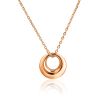 Rose Plated Silver Necklace The Liquid, image 