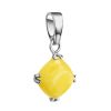 Silver Amber Pendant The Byzantium, image 