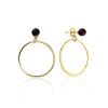 Geometric Design Gilded Silver Amber Earrings The Palazzo, image 