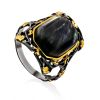 Amazing Silver Seraphinite Ring, Ring Size: 9.5 / 19.5, image 