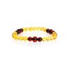 Luminous Amber Beaded Bracelet The Prague, image 