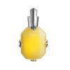 Faceted Amber Pendant In Sterling Silver The Jazz, image 