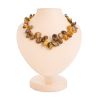 Designer Amber Beaded Necklace The Volcano, image 