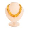 Honey Amber Beaded Necklace, image 
