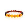 Multicolor Amber Stretch Bracelet, image 