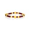 Bright Amber Beaded Bracelet The Prague, image 