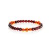 Cherry Amber Ball Beaded Bracelet The Prague, image 