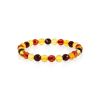 Faceted Multicolor Amber Bracelet The Prague, image 