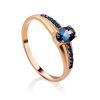 Classy Gold Topaz Ring, Ring Size: 8 / 18, image 