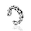 Trendy Chain Motif Silver Ear Cuff The ICONIC, image 