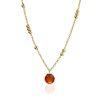 Refined Gilded Silver Amber Necklace The Palazzo, image 