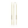 Mix Color Gilded Silver Threader Earrings The Sparkling, image 