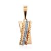 Timeless Design Gold Crystal Pendant, image 