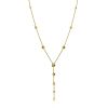 Refined Gilded Silver Tie Necklace The Sparkling, image 