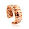 Bold Rose Plated Silver Ring The ICONIC, Ring Size: Adjustable, image 