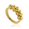 Gilded Silver Beaded Ring The Sparkling, Ring Size: 6.5 / 17, image 