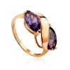 Elegant Gold Alexandrite Ring, Ring Size: 6.5 / 17, image 