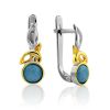 Ultra Feminine Silver Violane Earrings, image 