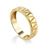 Laconic Design Gilded Silver Band Ring, Ring Size: 9 / 19, image 