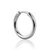 Minimalist Silver Mono Earring, image 